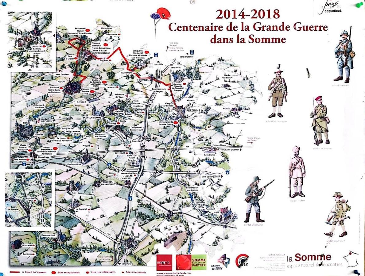 Le Gite Les Grives Villers-Carbonnel Buitenkant foto